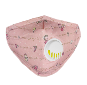 Washable Reusable Face-Mask Mouth Cover with Filters - Quotes/Drawing Design (Medium)