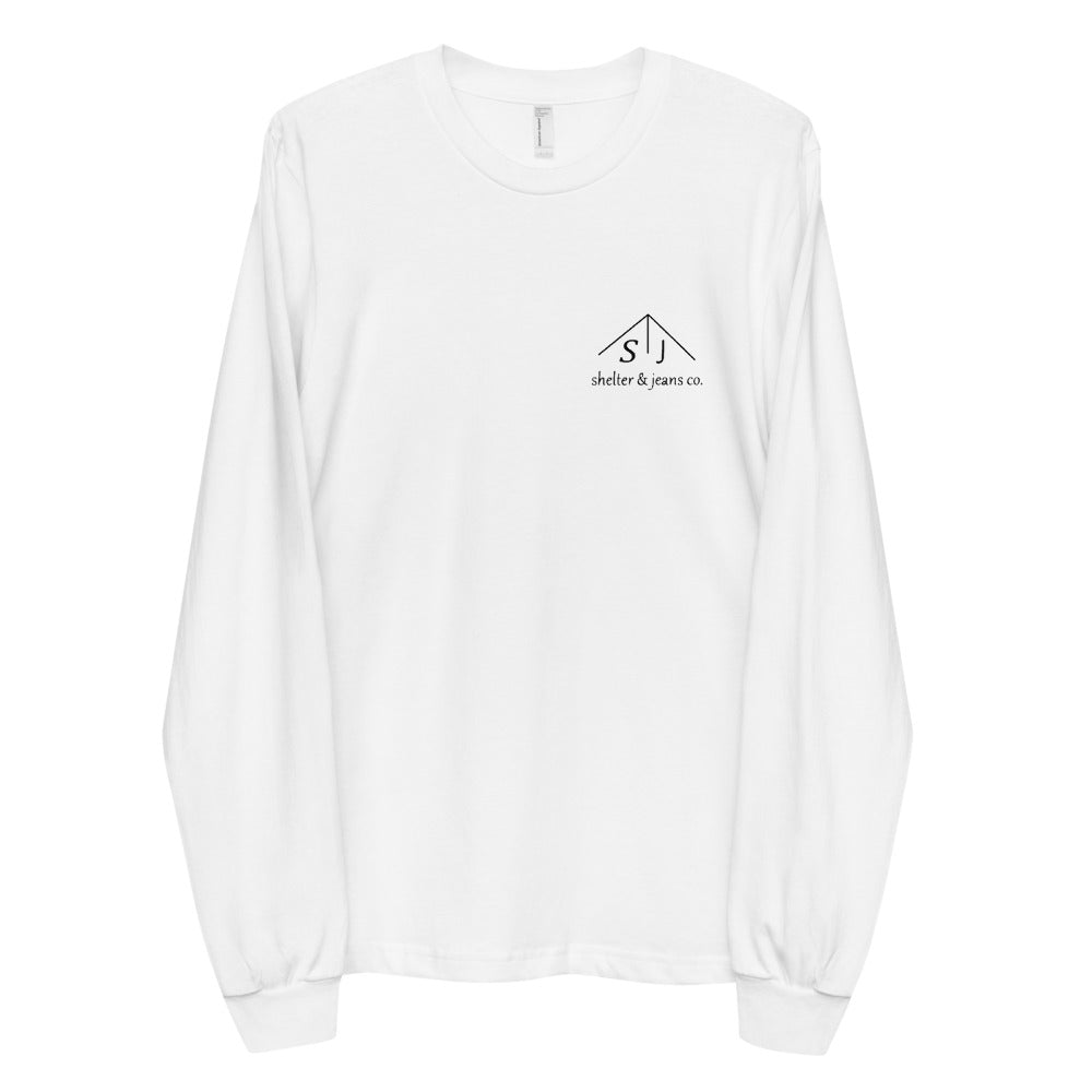 Unisex Long sleeve t-shirt for Men & Women - Shelter and Jeans